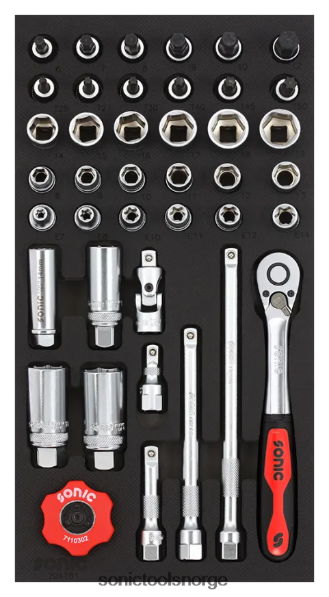 siste bitssokkelsett 3/8" sfs 1/3 41-stk Sonic DH6XR795