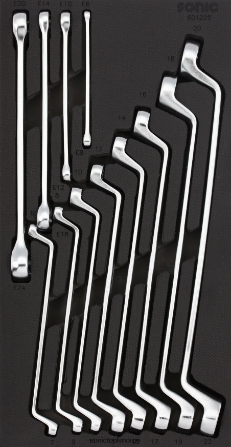 siste skiftenøkkelsett sfs 1/3 12-stk Sonic DH6XR835