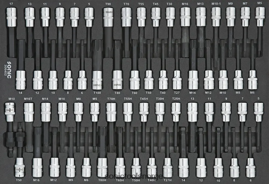 klassisk bitssokkelsett 1/2" sfs 64-stk Sonic DH6XR222