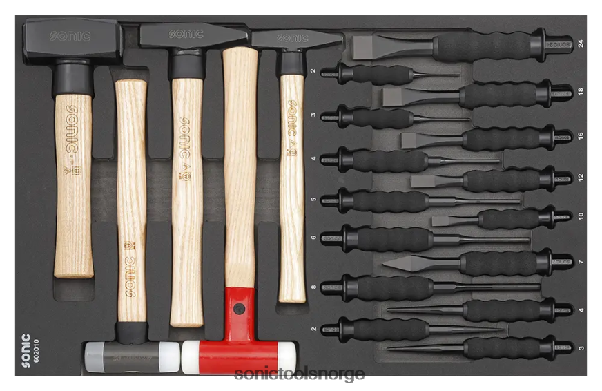 klassisk meisel & hammersett sfs 20-stk Sonic DH6XR230