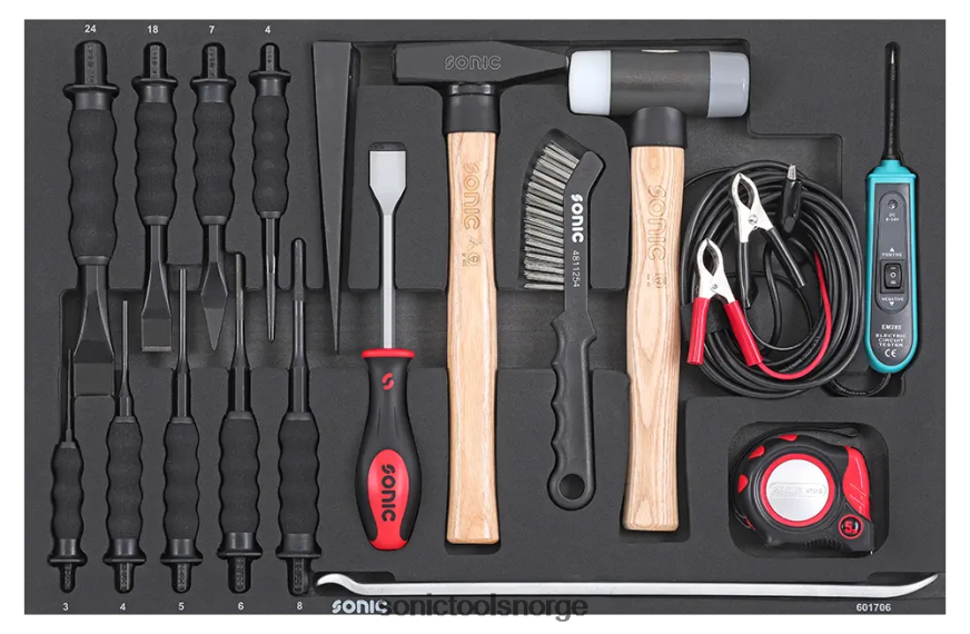 pålitelig meisel & hammersett sfs 17-stk Sonic DH6XR228