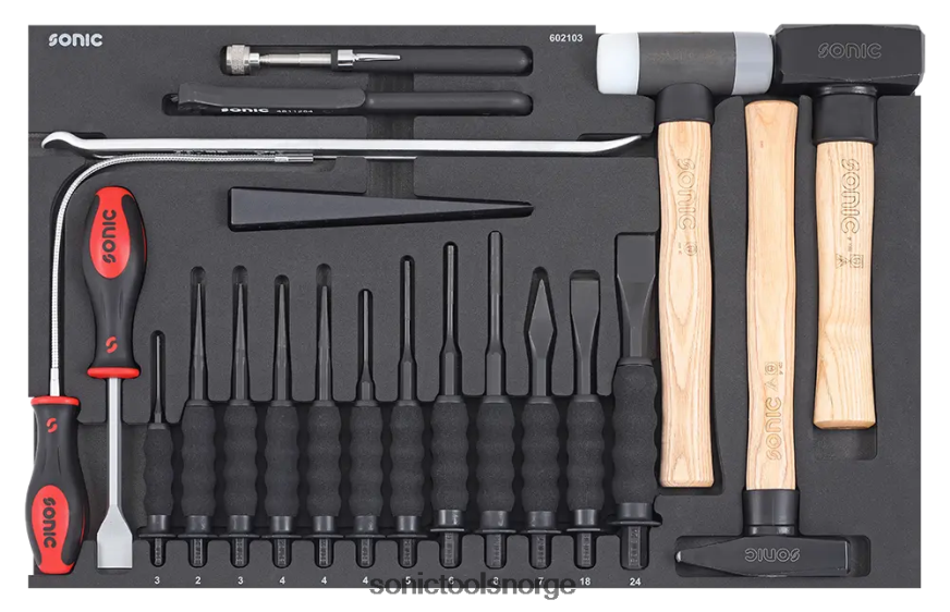 pålitelig meisel & hammersett sfs 21-stk Sonic DH6XR232