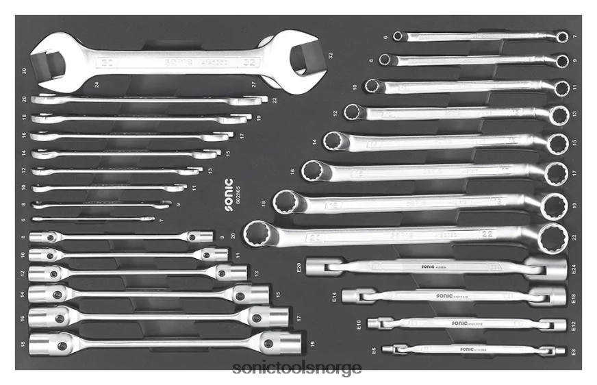 praktisk eva 28 stk skiftenøkkelsett Sonic DH6XR857