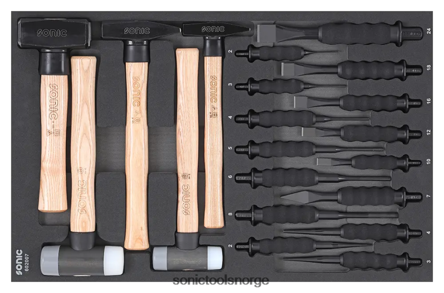 praktisk meisel & hammersett sfs 20-stk Sonic DH6XR231