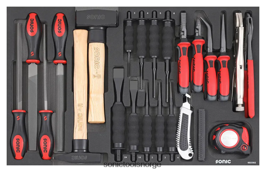 praktisk meiselhammertang & filsett sfs 23-stk Sonic DH6XR837