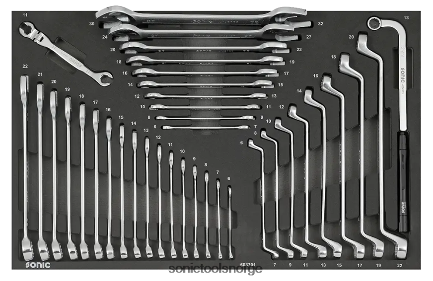 praktisk skiftenøkkelsett sfs 37-stk Sonic DH6XR897