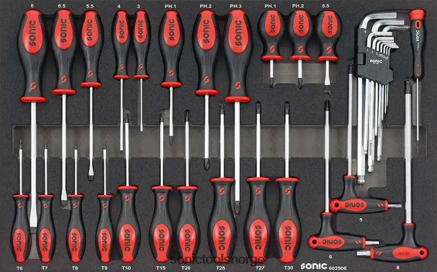 praktisk skrutrekkersett sfs 35-stk Sonic DH6XR881