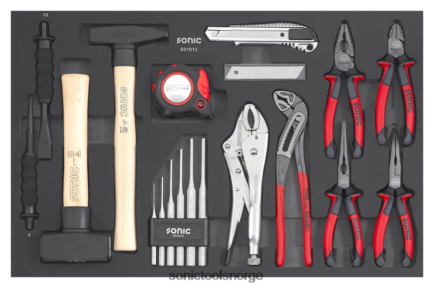 siste eva 18 stk meisel&tang&hammer Sonic DH6XR855