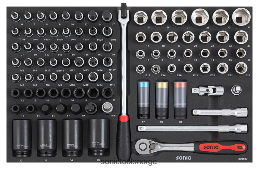 siste kombinasjonssett 1/2" sfs 95-stk Sonic DH6XR843