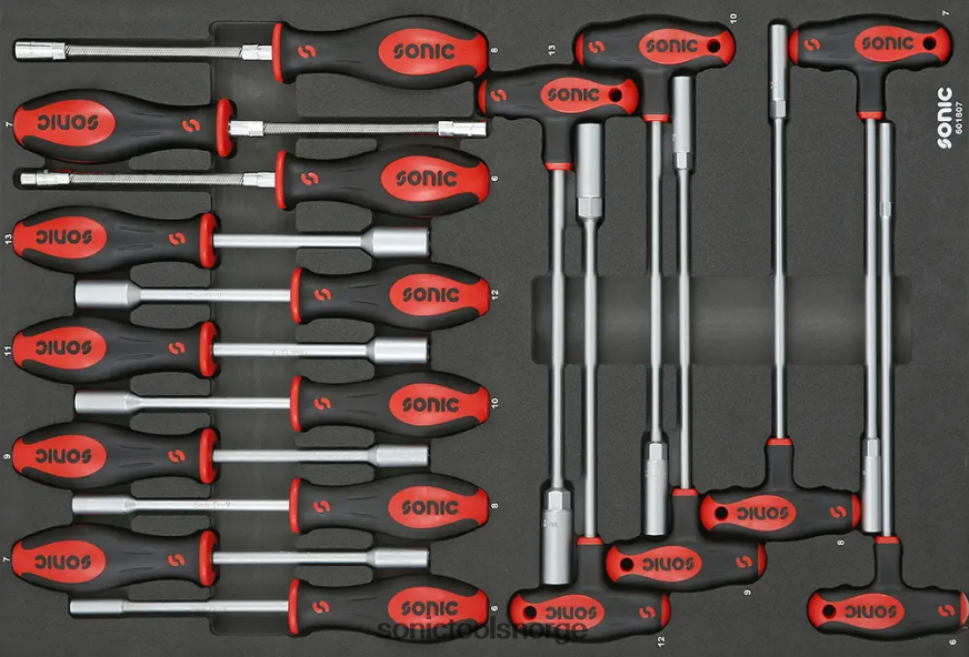 siste skrutrekker unbrakonøkkelsett sfs 18-stk Sonic DH6XR887