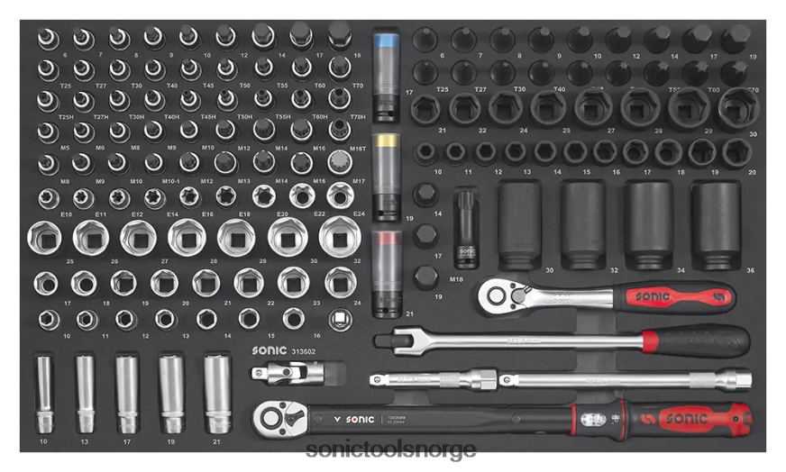 klassisk ejumbo 136stk 1/2 kombinasjonssett Sonic DH6XR242