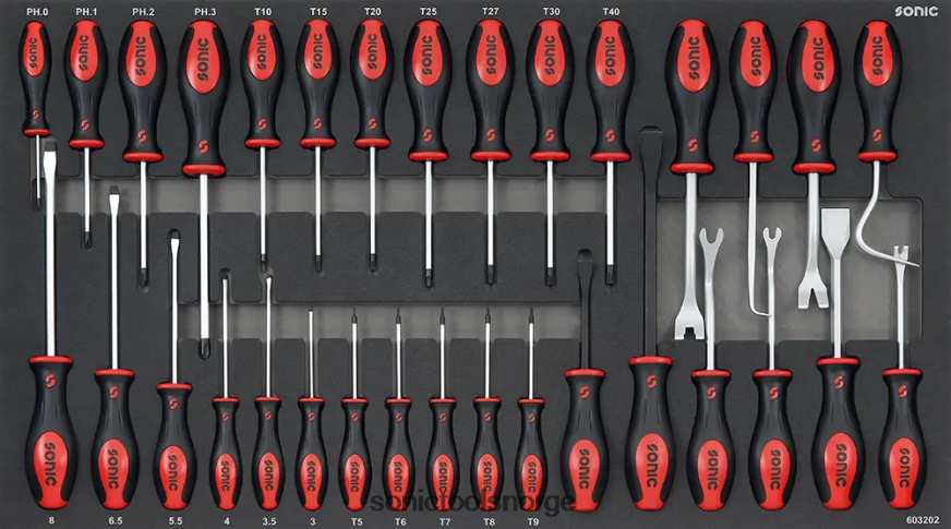 klassisk skrutrekkersett sfs 32-stk Sonic DH6XR912