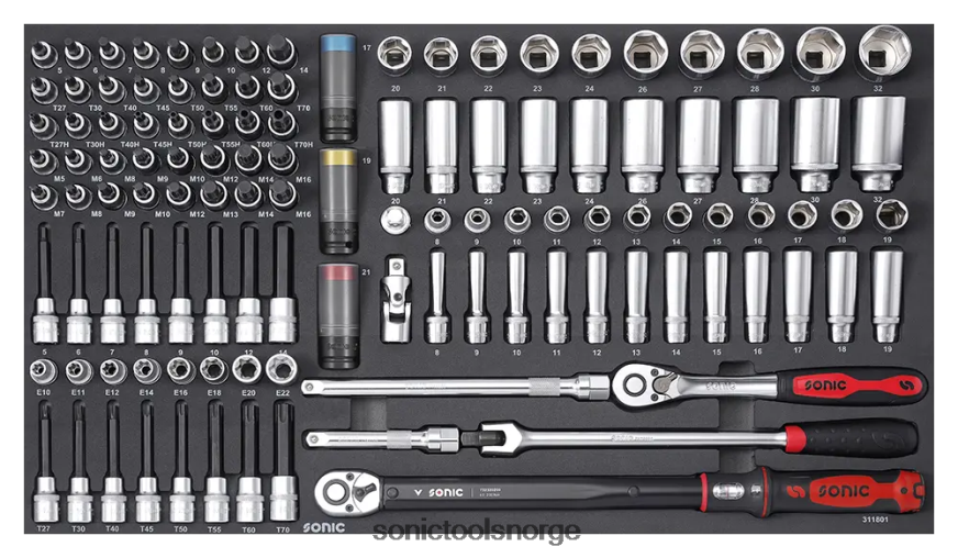 siste ejumbo 118pc 1/2" sett Sonic DH6XR241