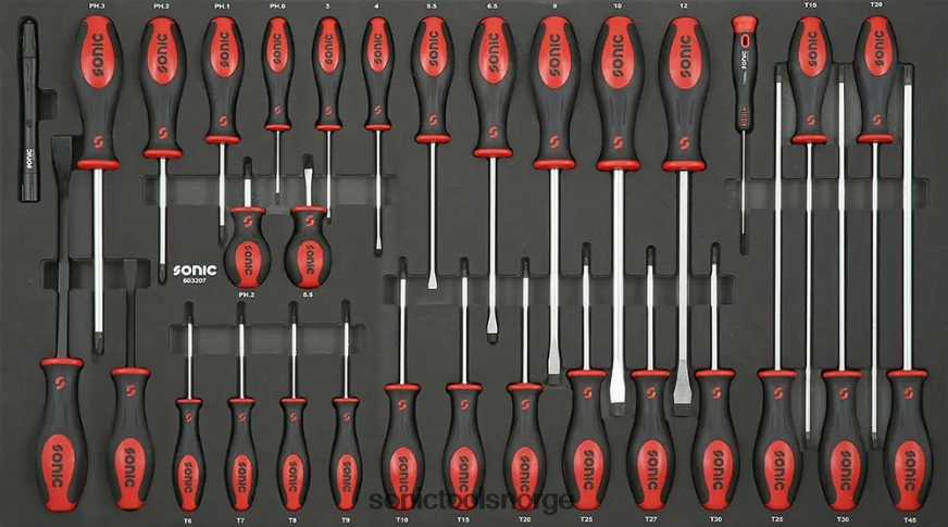 siste skrutrekkersett sfs 32-stk Sonic DH6XR911