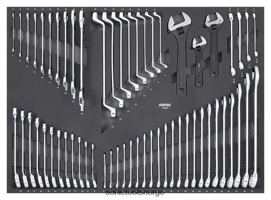 pålitelig skiftenøkkelsett sfs 59-stk (luftfart) Sonic DH6XR930