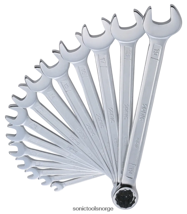 klassisk kombinasjonsnøkkelsett i pose 14-stk Sonic DH6XR338