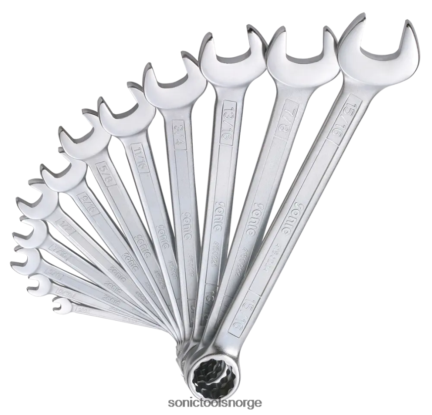 siste kombinøkkelsett (sae) 12-stk Sonic DH6XR337