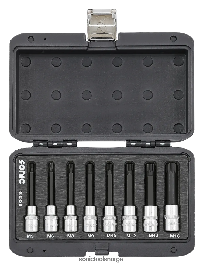 praktisk bits socket spline sett 1/2