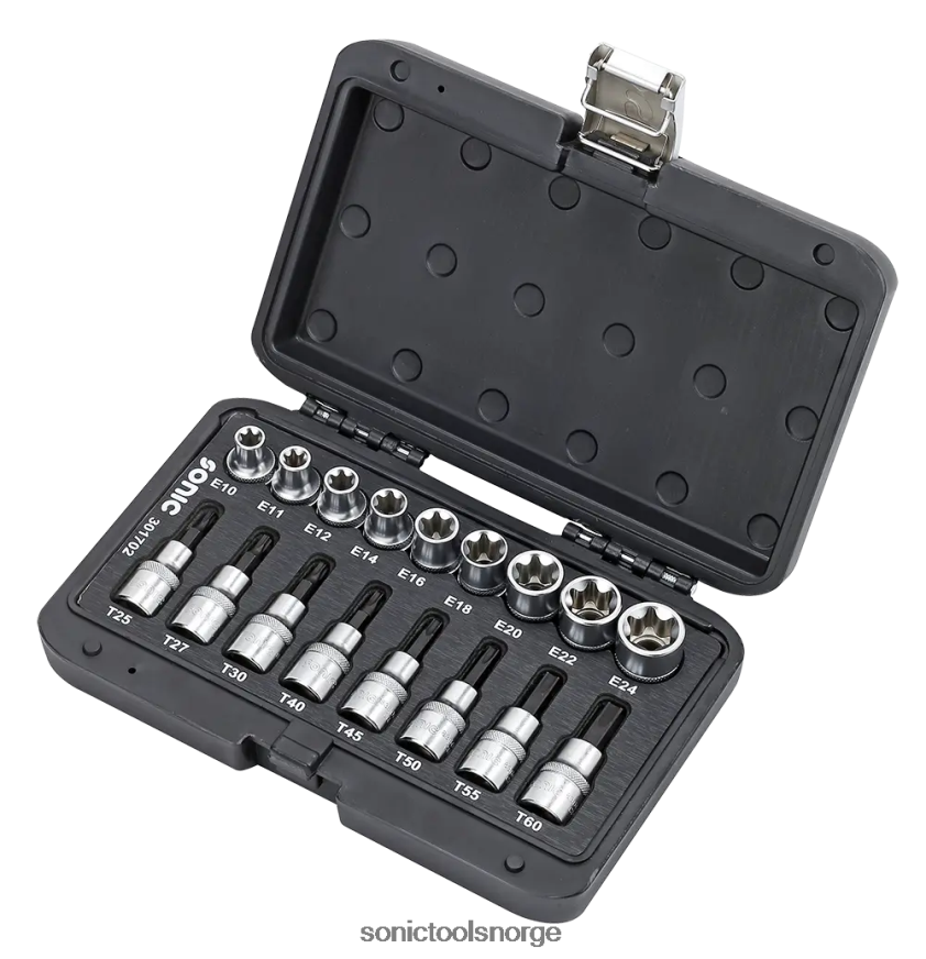 siste bits socket tx sett 1/2" 17stk bmcs Sonic DH6XR289