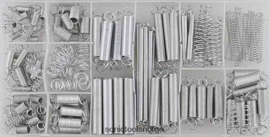pålitelig sortiment av strekk- og trykkfjærer 200stk Sonic DH6XR460