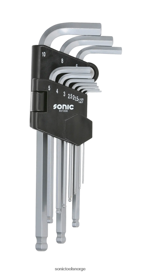 siste sekskantball langt nøkkelsett 10-stk Sonic DH6XR987