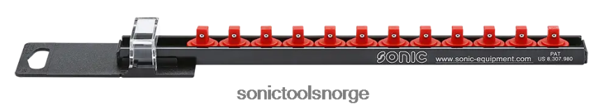 praktisk 1/4" stikkontaktskinne med 12 klips Sonic DH6XR2169