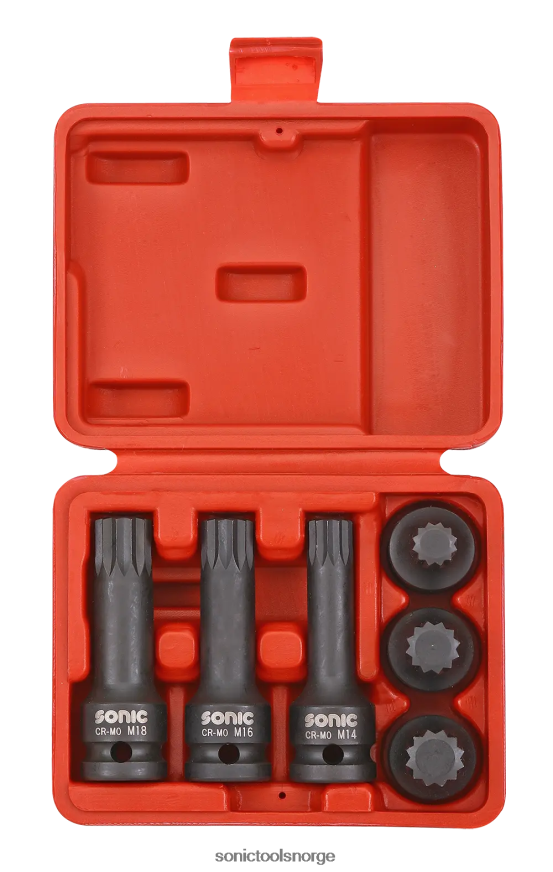 siste slagbitsokkelsett 1/2" 6-stk Sonic DH6XR589