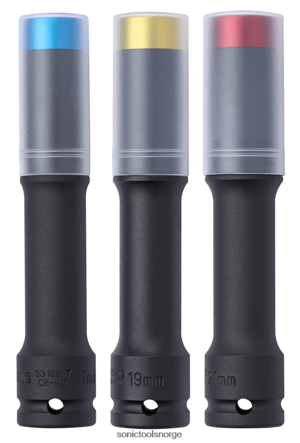 klassisk hjulsokkelsett 1/2" 6pkt. med ring 150mml 3-stk Sonic DH6XR702