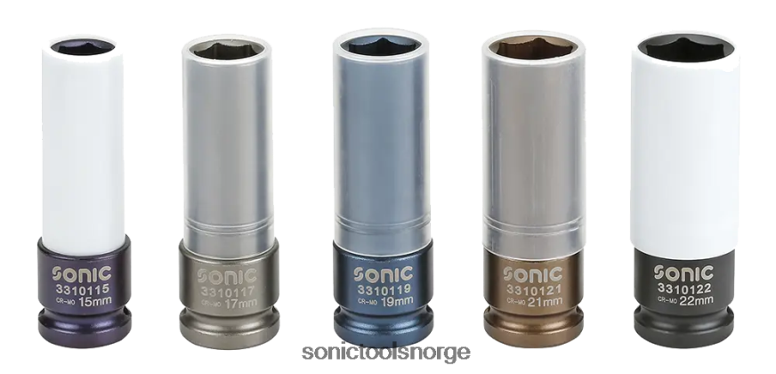 pålitelig hjulsokkelsett 1/2" 5-stk Sonic DH6XR704