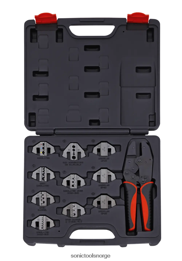 siste krympetangsett med utskiftbare hoder 11-stk. Sonic DH6XR613