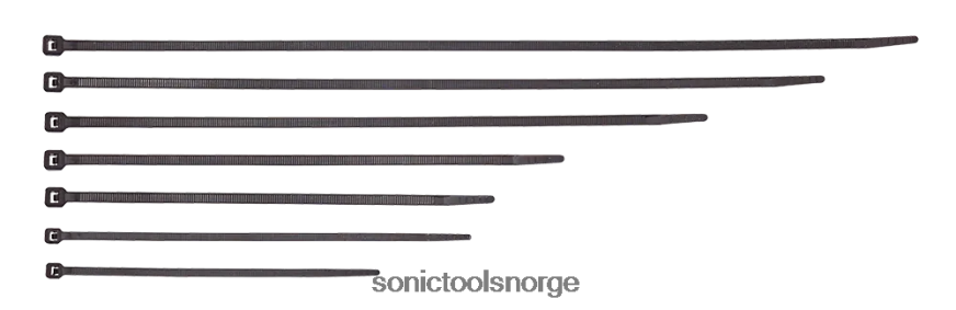 praktisk slipsrap 48x190 100 stykker i pose (svart) Sonic DH6XR711