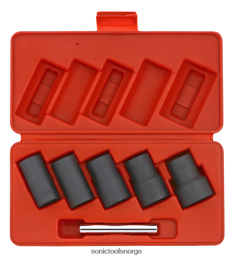 praktisk spiralsokkelsett 1/2" 5-stk Sonic DH6XR699
